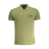 Cavalli Class Green Cotton Polo Shirt -   -  Cavalli Class.